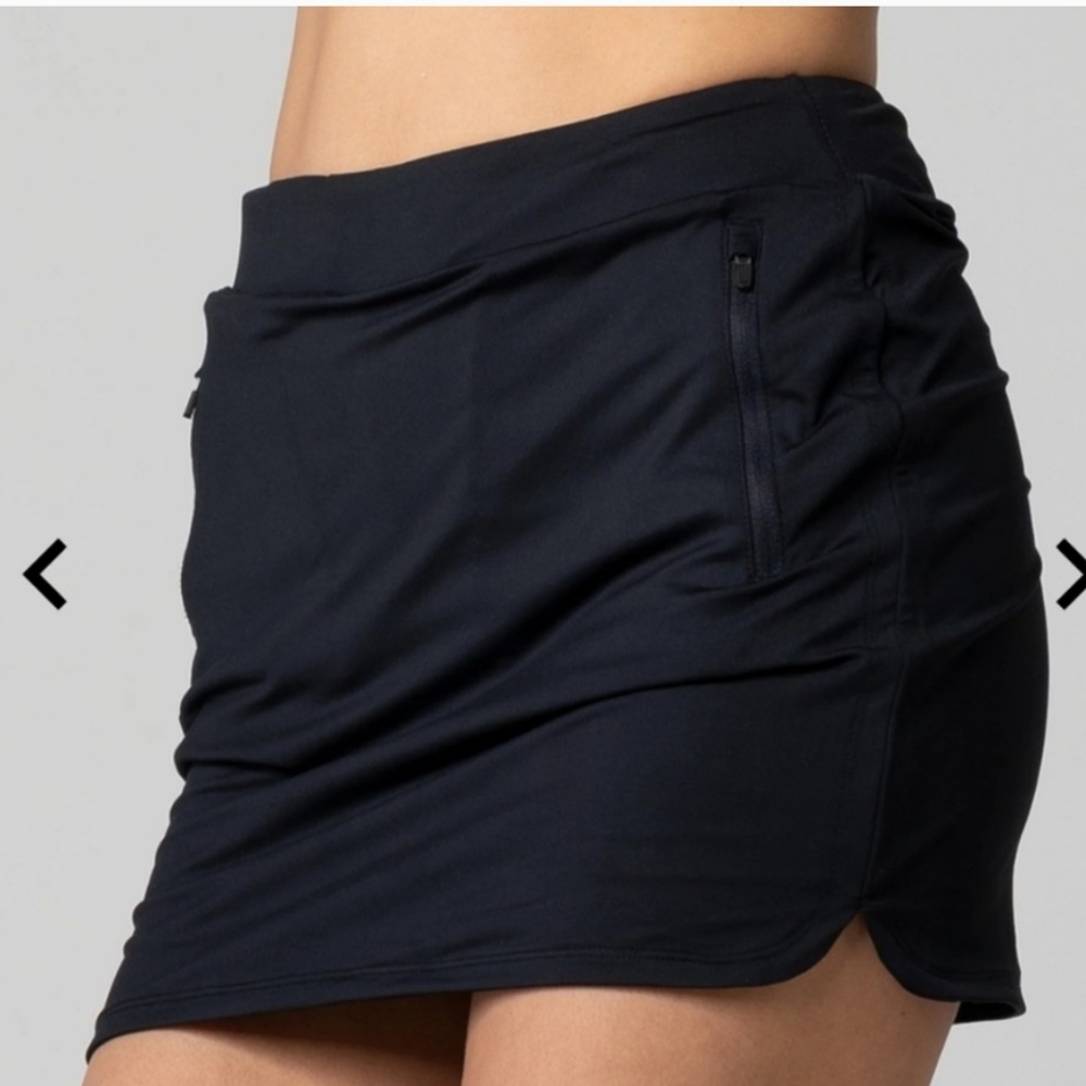 Levelwear Cindy Black Athletic Golf Skort